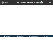 Tablet Screenshot of my.oakhillschurch.com